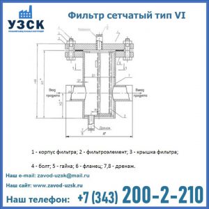 Фильтр сетчатый ФС по Т-ММ-11-2003 в Батайске